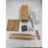Outlet MSV STOJAK BAMBUSOWY NA PAPIER TOALETOWY + SZCZOTKA WC 73CM
