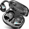 USZKODZONY Słuchawki bezprzewodowe zauszne Elonix Bx27 Bluetooth zasięg 10m
