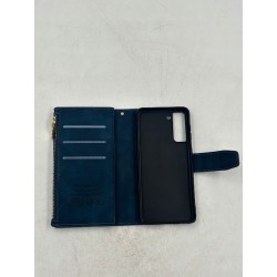Outlet Etui UEEBAI kompatybilne z Galaxy S21 5G z portfelem zamkiem + smycz