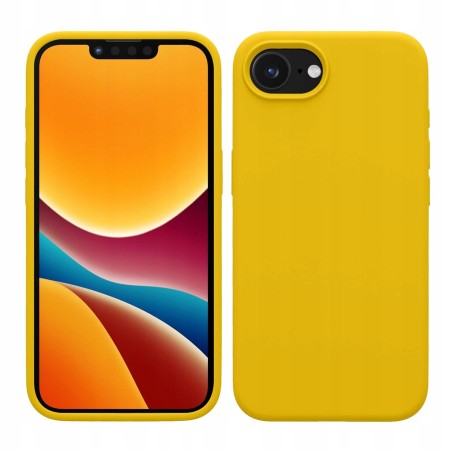 Outlet Etui kwmobile TPU silikonowe jasnożółte do iPhone 16e shockproof