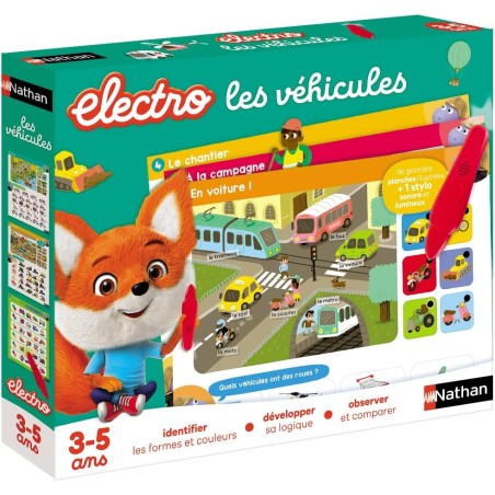 Nathan Electro pojazdu-Elektroniczna gra edukacyjna od 3 do 5 lat