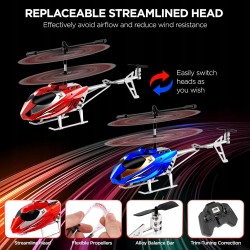 Outlet Helikopter zdalnie sterowany 2,4G 3,5-kanałowy z wymienną głowicą