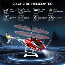 Outlet Helikopter zdalnie sterowany 2,4G 3,5-kanałowy z wymienną głowicą