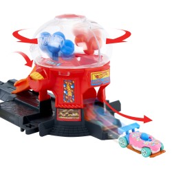 Outlet HOT WHEELS SPEED SNAP ZESTAW Sklepik Guma balonowa + autko
