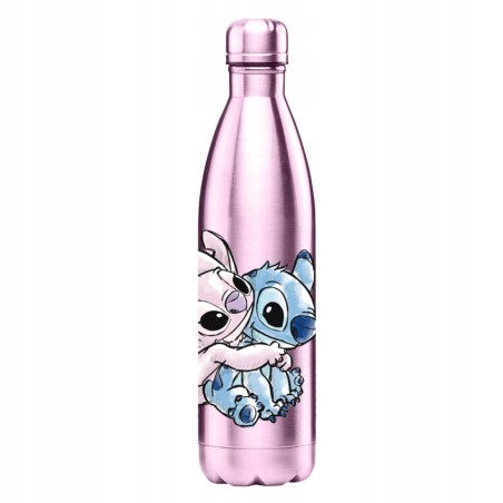 Outlet HOMADICT BUTELKA TERMICZNA 500 ML różowa z napisem Stitch&Angel i