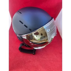 Outlet Kask narciarski Bollé Quiz Visor S 52-55 cm czarny mat z wizjerem