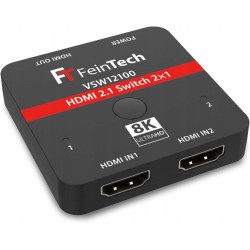 Outlet FeinTech VSW12100 HDMI 2.1 Switch 2 w 1 8K 60Hz 4K 120Hz HDR VRR