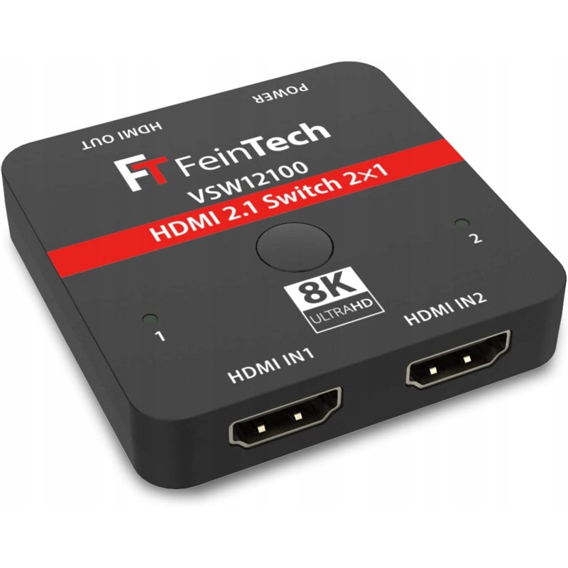 Outlet FeinTech VSW12100 HDMI 2.1 Switch 2 w 1 8K 60Hz 4K 120Hz HDR VRR