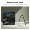 Outlet Statyw Fotograficzny K&F Concept 2m Regulowany Czarny do