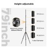Outlet Statyw Fotograficzny K&F Concept 2m Regulowany Czarny do