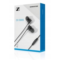Outlet SŁUCHAWKI PRZEWODOWE SENNHEISER CX 300s CZARNE + etui do słuchawek