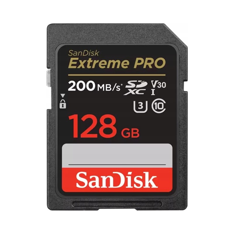 Outlet Karta pamięci Sandisk Extreme Pro SDXC 128GB 200/90 MB/s V30 UHS-I