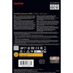 Outlet Karta pamięci Sandisk Extreme Pro SDXC 128GB 200/90 MB/s V30 UHS-I