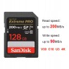 Outlet Karta pamięci Sandisk Extreme Pro SDXC 128GB 200/90 MB/s V30 UHS-I