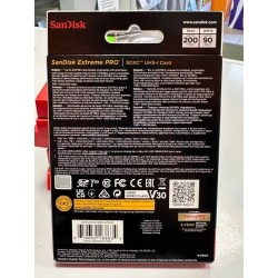Outlet Karta pamięci Sandisk Extreme Pro SDXC 128GB 200/90 MB/s V30 UHS-I