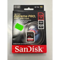Outlet Karta pamięci Sandisk Extreme Pro SDXC 128GB 200/90 MB/s V30 UHS-I