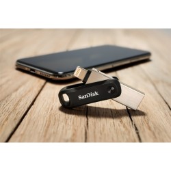 Pendrive SanDisk iXpand Go 128 GB Lightning USB 3.0 czarny