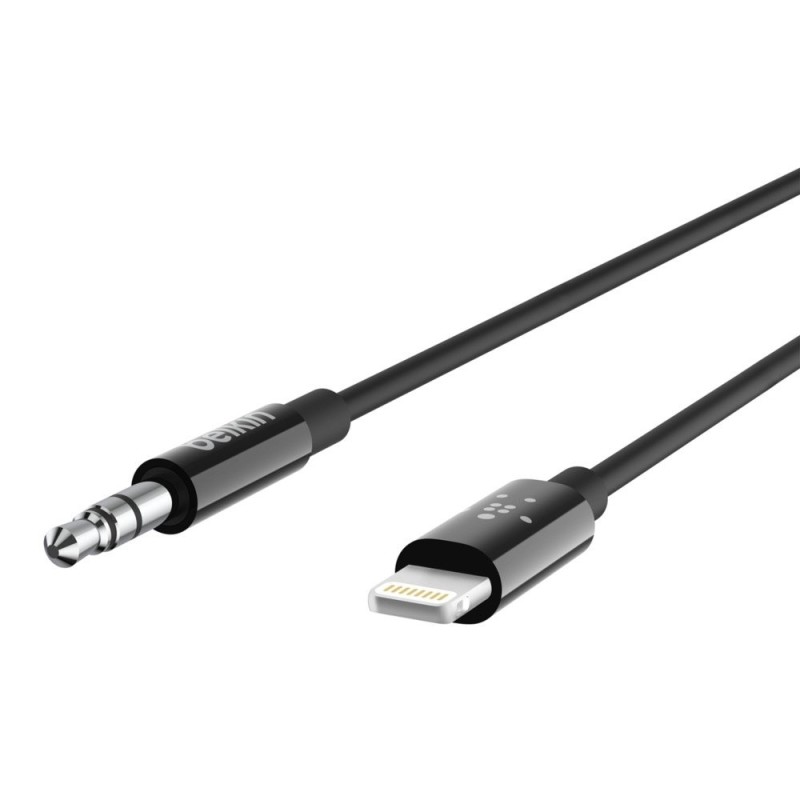 Outlet Belkin Kabel audio Lighting/jack 3.5mm 0,9 m do głośników auta