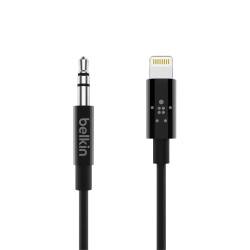 Outlet Belkin Kabel audio Lighting/jack 3.5mm 0,9 m do głośników auta