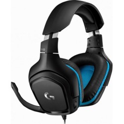 Outlet Słuchawki nauszne Logitech G432 Surround Sound Gaming Niebiesko