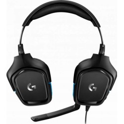 Outlet Słuchawki nauszne Logitech G432 Surround Sound Gaming Niebiesko