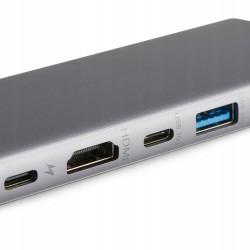 Outlet Amazon Basics adapter USB-C / USB 3.1 6w1 HDMI 4K Ethernet 100W
