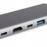 Outlet Amazon Basics adapter USB-C / USB 3.1 6w1 HDMI 4K Ethernet 100W
