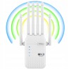 Outlet Repeater WiFi Extender 6 anten 2 porty Ethernet 1200 m² 300 Mbps