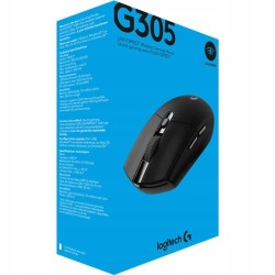 Outlet Myszka gamingowa Logitech G305 LightSpeed bezprzewodowa czarna