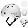 Kask Dziecięcy Rower Hulajnoga MoMi Mimi Biały Matowy 48-55 cm regulowany