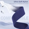 Outlet AMSKY Nylonowy sportowy pasek na rzepy kompatybilny z Apple Watch