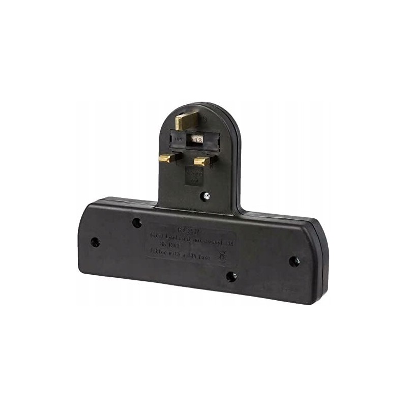 Outlet Adapter Invero 3-drożny rozdzielacz gniazda 13A UK