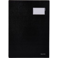 Outlet Teczka z przegródkami A4 Leitz plastik elegancki design czarna