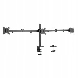 Outlet 2direct GmbH LogiLink Aluminiowy uchwyt na 3 Monitory 17-27"