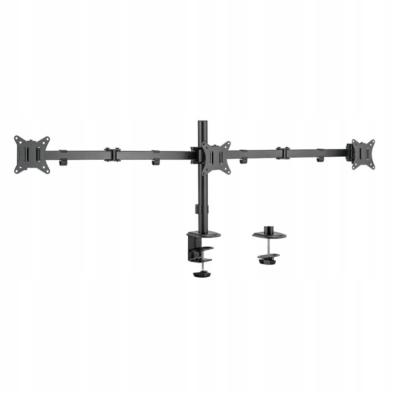 Outlet 2direct GmbH LogiLink Aluminiowy uchwyt na 3 Monitory 17-27"
