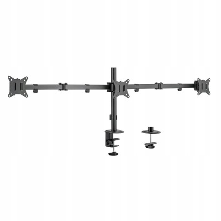 Outlet 2direct GmbH LogiLink Aluminiowy uchwyt na 3 Monitory 17-27"