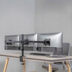 Outlet 2direct GmbH LogiLink Aluminiowy uchwyt na 3 Monitory 17-27"