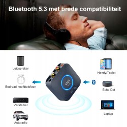 Outlet Odbiornik Audio Bluetooth 5.3 1Mii B06HD aptX HD RCA do słuchawek