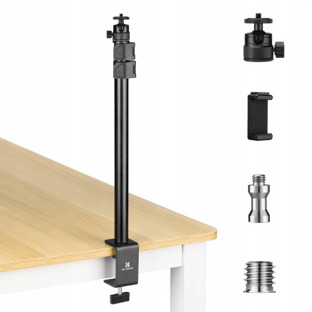 Outlet K&F CONCEPT Uchwyt stołowy do kamery 14-40'' czarny, max 6cm