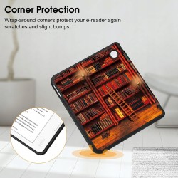 Outlet Etui FINTIE do 7" Kobo Libra Color 2024 / Libra 2 2021, motyw