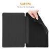 Outlet Skórzane etui z podstawką do Lenovo Tab M10 Plus (3. gen.) czarne
