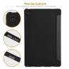 Outlet Skórzane etui z podstawką do Lenovo Tab M10 Plus (3. gen.) czarne