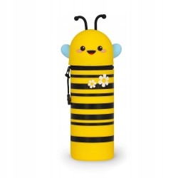 Outlet Piórnik Tuba Motyw Pszczoły na Długopisy 6,3x22cm Legami Zółty