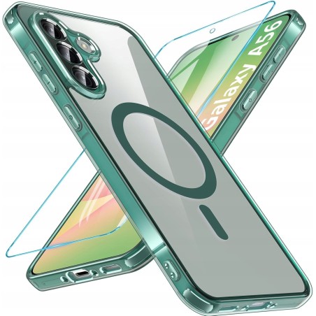 Outlet Etui magnetyczne OWKEY do Samsung Galaxy A56 5G + szkło hartowane