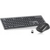 USZKODZONY Zestaw bezprzewodowej myszy i klawiatury AZERTY (FR) APM 100042