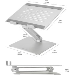 Outlet Amazon Basics Stojak na laptopa o przekątnej od 10 do 17,3"