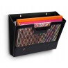 Outlet Kosz ścienny CEP 1001230011 Basics 36x25,7x9,5cm czarny