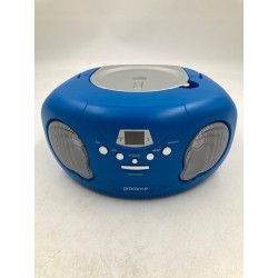 Outlet Boombox Radio sieciowe AM FM GROOV-E GV-PS733 Bluetooth CD Niebieski
