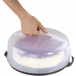 Outlet Xavax Pudełko do Transportu Ciasta Przeźroczysty Czarny ø 31.5 cm