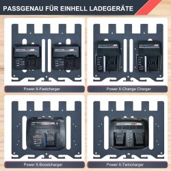 Outlet TOPOWN Uchwyt Naścienny 3w1 Do Ładowarek Einhell I Akumulatorów 18V
